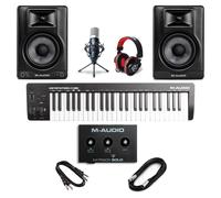 M-Audio Home Studio Monitors & Recording Bundle for Producers