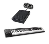 M-AUDIO Keystation 61 MK3 MIDI Controller Bundle with SP1 Sustain Pedal for Studio Recording, Music Production, Podcasting, Streaming