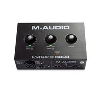 M-AUDIO M-Track Solo USB Audio Interface | XLR, Line and DI Inputs, Professional Software Suite for Recording, Streaming, and Podcasting
