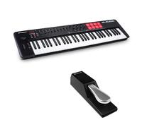 M-AUDIO Oxygen 61 MKV MIDI Controller Bundle with M-AUDIO SP-2 Sustain Pedal for Studio Recording, Music Production, Podcasting, Streaming
