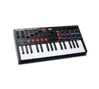 M-AUDIO Oxygen Pro Mini 32-Key USB MIDI Keyboard Controller for MacOS and WinOS, with Beat Pads, Assignable Knobs and Faders, and Native Instruments Sound Pack (NKS Integration)