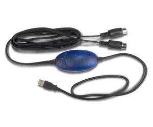 M-Audio Uno - Ultra-Portable 1-In/1-Out USB Bus-Powered MIDI Interface For Mac & PC - The Perfect Solution To Connect Your Synthesisers & Sound Modules to your Computer
