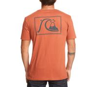 (M, Baked Clay) Quiksilver Mens The Original Short Sleeve Crew Neck Cotton T-Shirt Top Tee