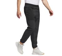 (M, Black) adidas Golf Mens 2024 Go-To Warm Hybrid Woven Knit Elasticated Sweatpants