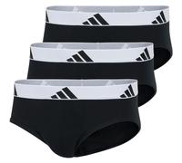 (M, Black) Adidas Mens Briefs (Pack of 3)
