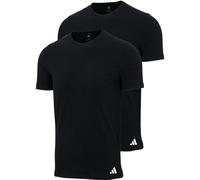 (M, Black) Adidas Mens Crew Neck Regular T-Shirt (Pack of 2)