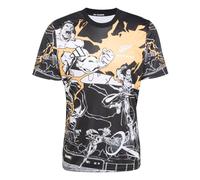 (M, Black) Adidas Unisex Adult All Black Marvel T-Shirt