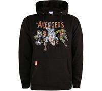 (M, Black) Avengers Mens Vintage Hoodie