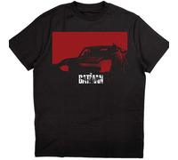 (M, Black) Batman Unisex Adult Car Cotton T-Shirt