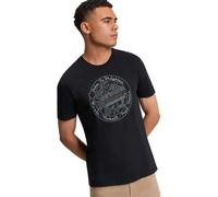 (M, Black) Ben Sherman Mens Amusement Hall Graphic Short Sleeve T-Shirt