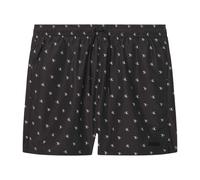 (M, Black) Calvin Klein Mens Logo Swim Shorts