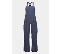 M Black Diamond Womens Factor Bib Ski Pants Dk Grey Size