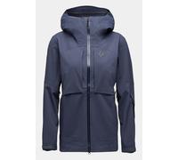 M Black Diamond Womens Factor Shell Ski Jacket Dk Grey Size