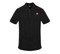 (M, Black) Diesel Mens Caviar Small Logo Polo Shirt