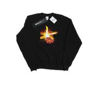 (M, Black) Disney Mens Cars Lightning McQueen Burst Sweatshirt