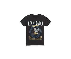 (M, Black) Disney Mens Colorado Ski Mickey Mouse T-Shirt