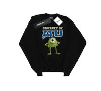 (M, Black) Disney Womens/Ladies Monsters University Property Of MU Mike Sweatshirt