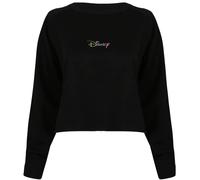 (M, Black) Disney Womens/Ladies Rainbow Crop Sweatshirt