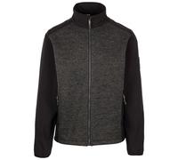 (M, Black) DLX Mens Softshell Jacket Knit Full Zip Mariano