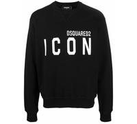 (M, Black) DSquared2 Unisex Adult Cool Icon Logo Sweatshirt
