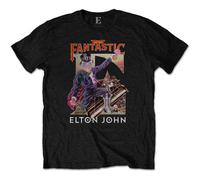 (M, Black) Elton John Captain Fantastic T Shirt
