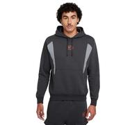 (M, Black/Fir/White) Nike Mens Air Fleece Pullover Hoodie
