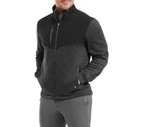 (M, Black) Footjoy Mens ThermoSeries Hybrid Moisture Wicking Stretch Golf Jacket