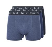 (M, Black) French Connection Mens FCUK22 Boxer Shorts (Pack of 3)