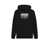 (M, Black) Friends Unisex Adult Lunch Atop A Skyscraper Hoodie