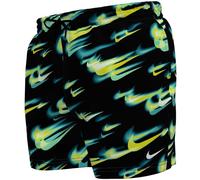 (M, Black/Green) Nike Mens Breaker Swim Shorts