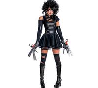 (M, black) Halloween Costumes 2024 M-XL female Edward Scissorhands Cosplay costume movie and TV character Halloween carnival party dance performance costume