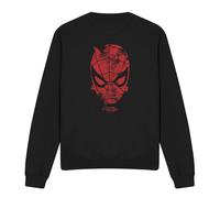 (M, Black) Marvel Unisex Adult Webhead Sweatshirt