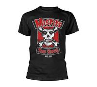 (M, Black) Misfits Unisex Adult Biker Design T-Shirt