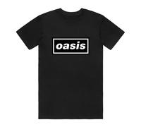 (M, Black) Oasis Unisex Adult Decca T-Shirt