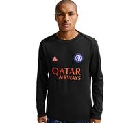 (M, Black/Orange) Nike Mens Inter Milan FC Drill Top