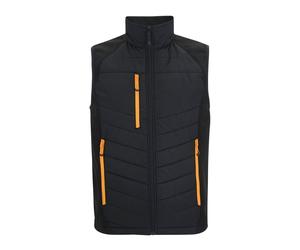 (M, Black/Orange Pop) Regatta Mens Full Zip Gilet