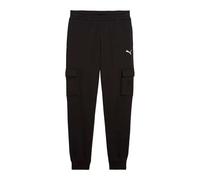 Puma Mens Fleece Small Logo Cargo Trousers - Black - Black - M