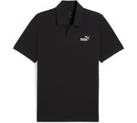 (M, Black) Puma Mens Logo Pique Classic Polo Shirt