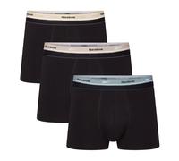 (M, Black) Reebok Mens Cotton Blend Boxer Shorts (Pack of 3)