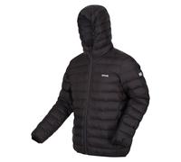 Regatta Men's Marizion Baffled Hooded Padded Jacket - Black - Black - M