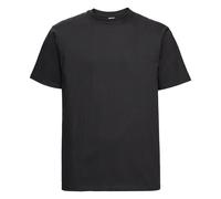 (M, Black) Russell Europe Mens Classic Heavyweight Ringspun Short Sleeve T-Shirt
