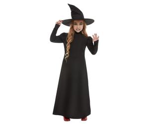 (M, Black) Smiffys Girls Wicked Witch Costume Set