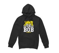 (M, Black) SpongeBob SquarePants Mens Large Icon Hoodie