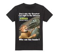 (M, Black) Star Trek Mens Cat Fight T-Shirt