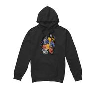 (M, Black) Star Trek Mens Galaxy Glow Hoodie