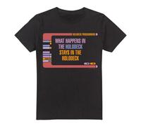 (M, Black) Star Trek Mens Holodeck Secrets T-Shirt