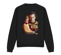 (M, Black) Star Trek Unisex Adult Captain Kirk Sweatshirt