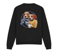 (M, Black) Star Trek Unisex Adult Dogs Sweatshirt