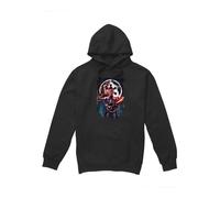 (M, Black) Star Wars Mens Inquisitors Obi Wan Kenobi Reva Painted Hoodie