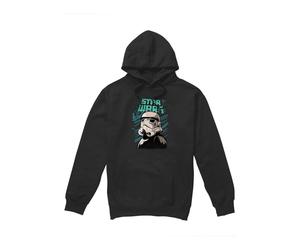 (M, Black) Star Wars Mens Street Glare Stormtrooper Hoodie